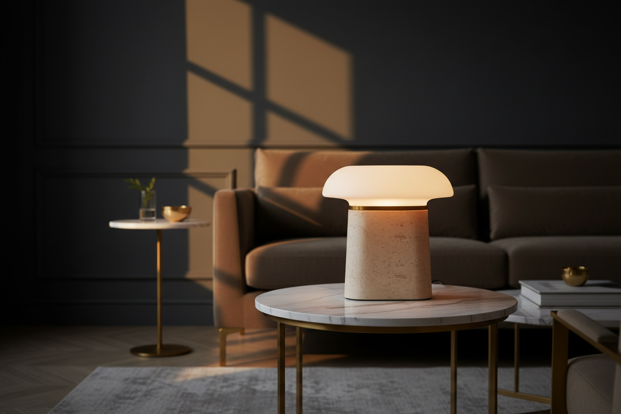 1. Evening Luxury Living Room