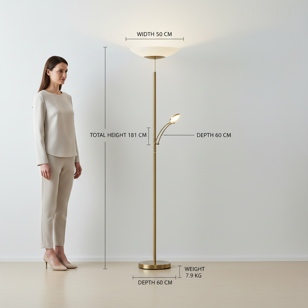 Maatafbeelding uplighter