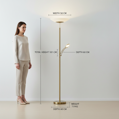 Maatafbeelding uplighter