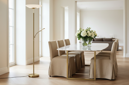 Eettafel lifestyle uplighter