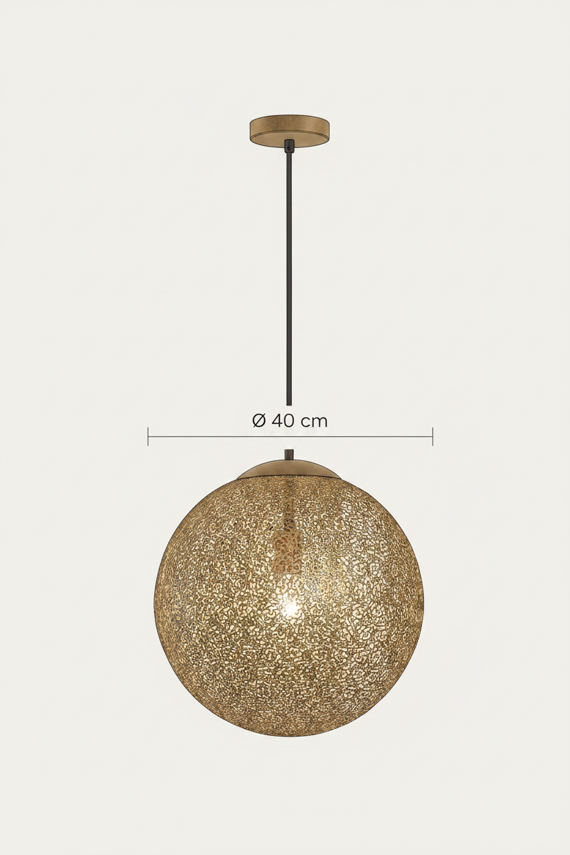 Maatafbeelding Greta hanglamp Ø40cm