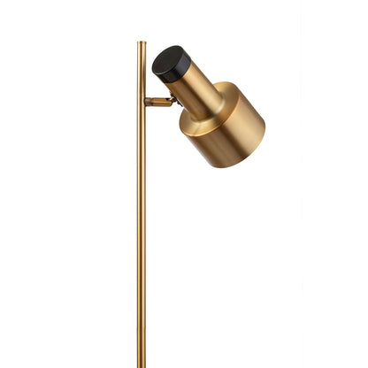 DIVINA Staande Lamp Messing Marmer - sfeerbeeld