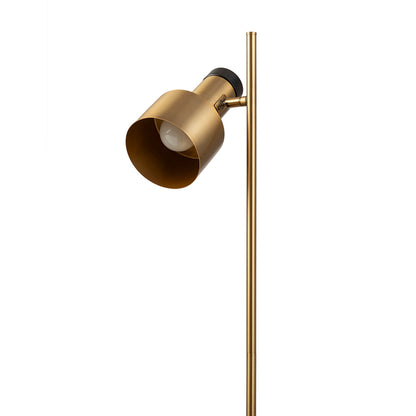 DIVINA Staande Lamp Messing Marmer - kantel- en draaidetail