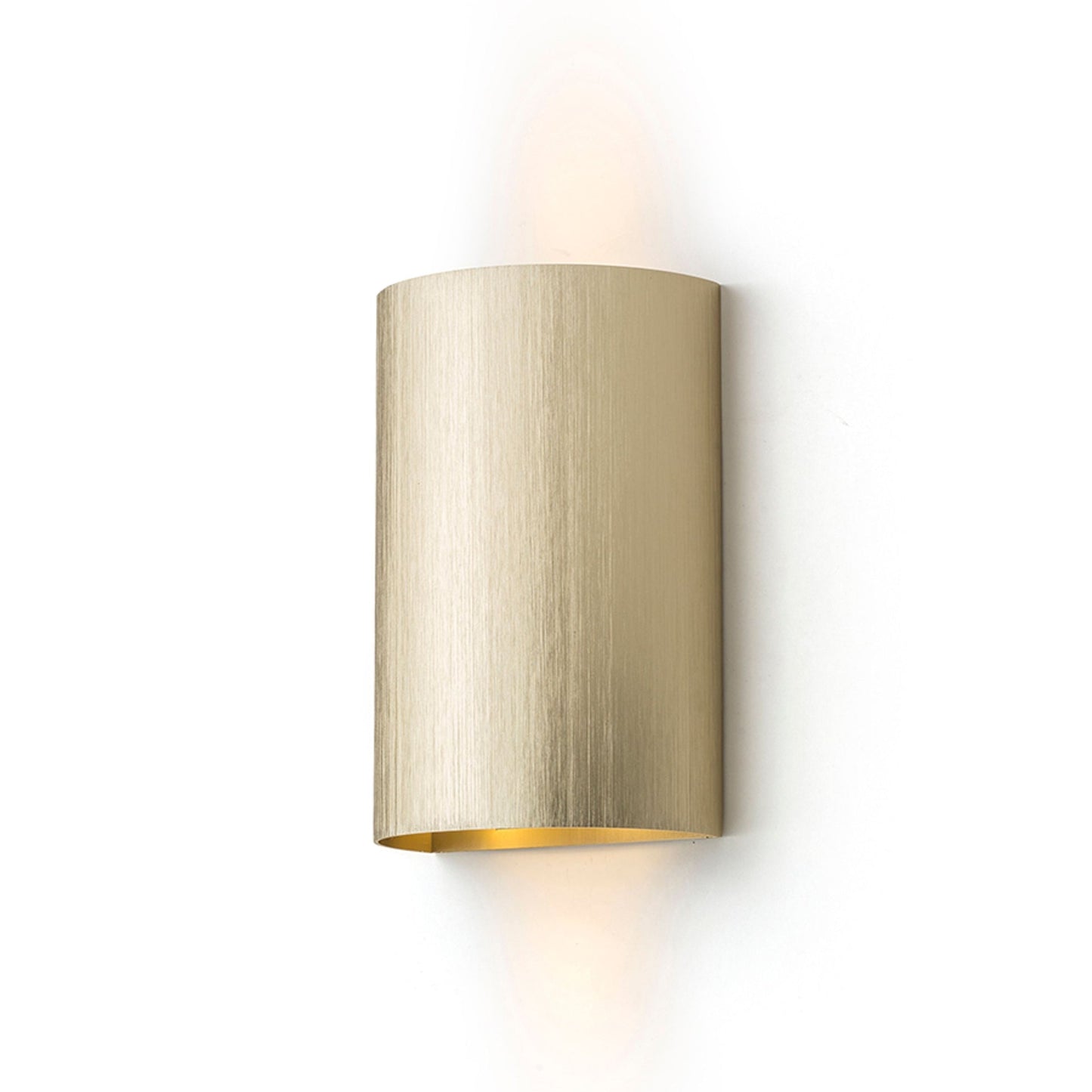 CAPRI R Wandlamp Geborsteld Messing - detail