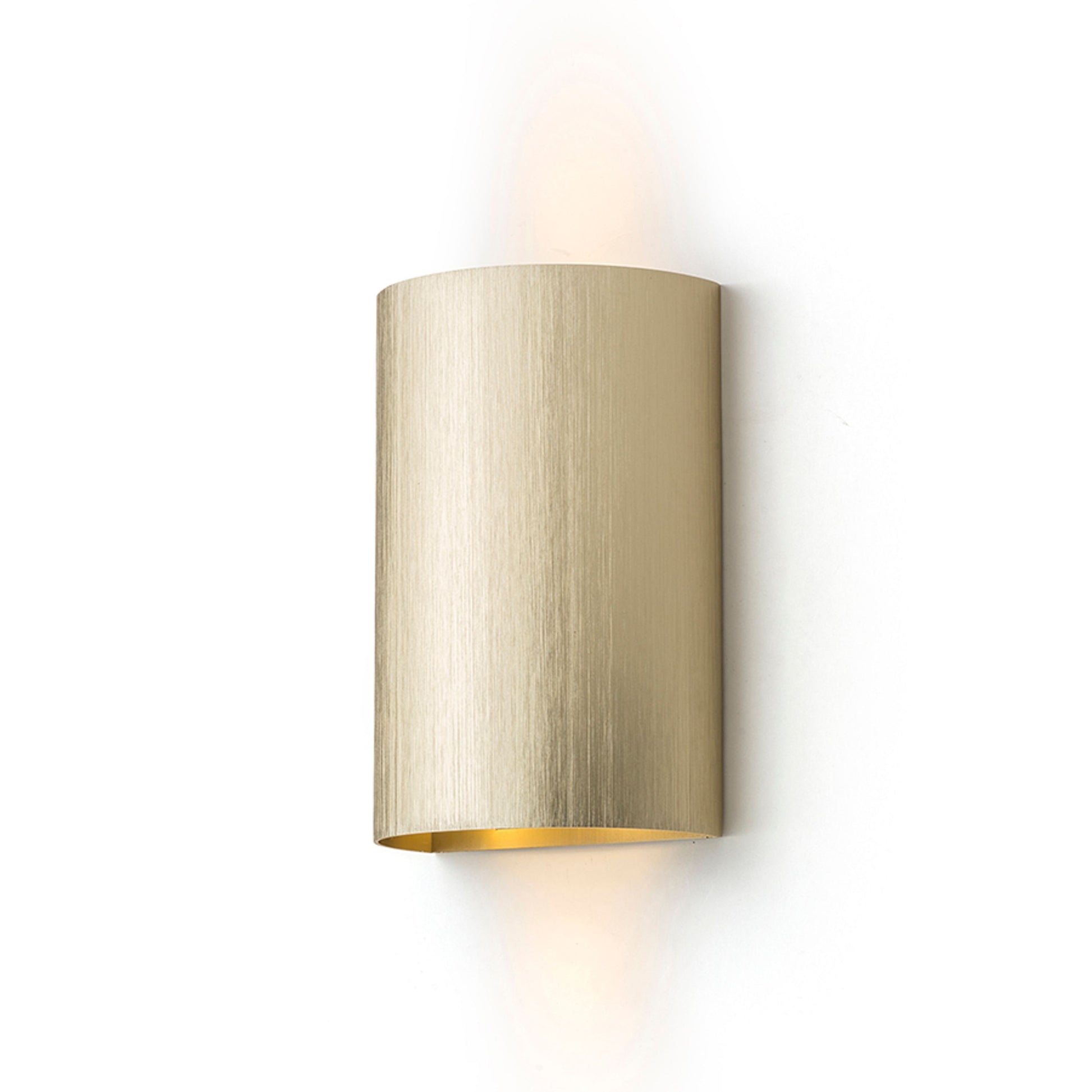 CAPRI R Wandlamp Geborsteld Messing - detail