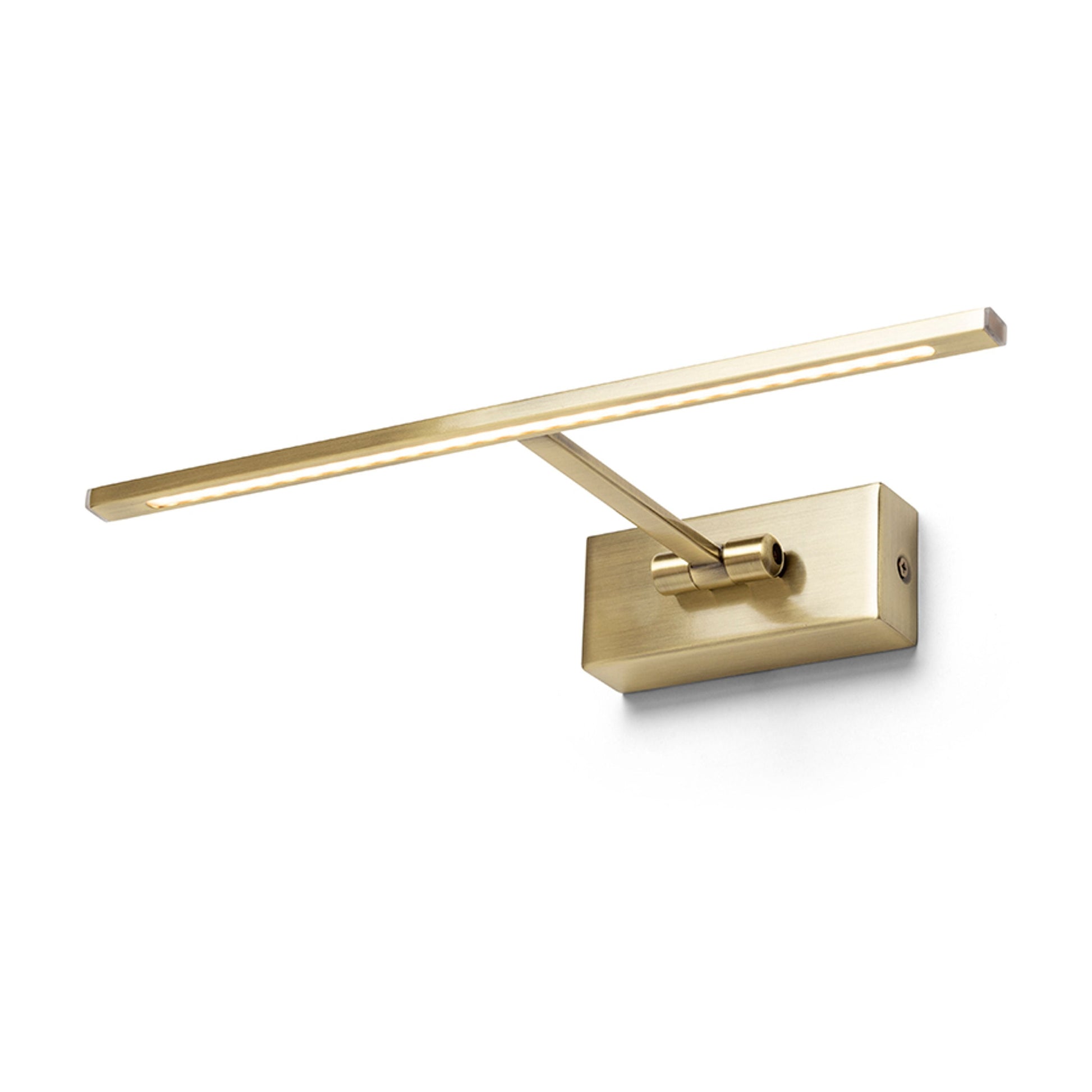 FRESCO 34 wandlamp oude messing