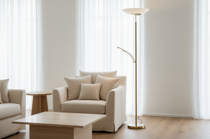 Woonkamer interieur uplighter